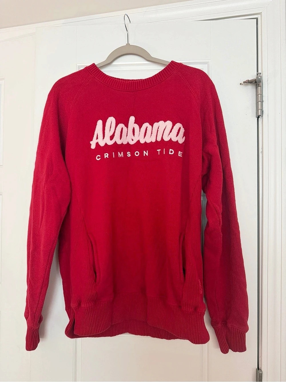 Pressbox Alabama Crimson Tide Crewneck Sweatshirt Red Medium